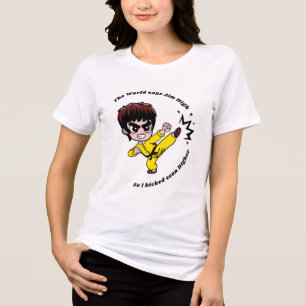 En Tri-matière T-shirt haute motivation