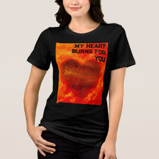 En Tri-matière T-shirt Heart