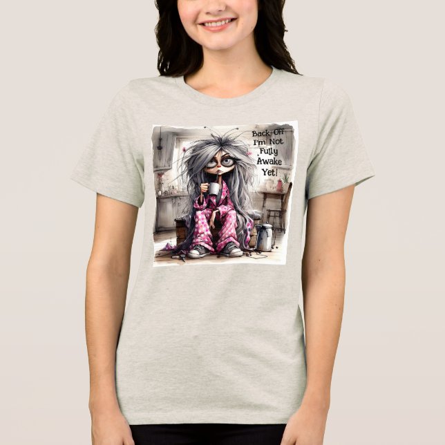 En Tri-matière T-shirt hippie chic (Recto)