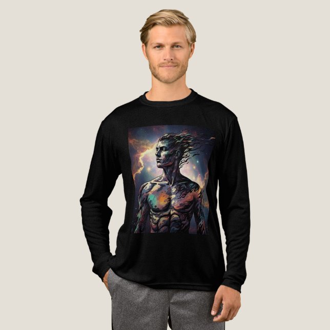 En Tri-matière T-shirt homme Abstrait (Recto complet)