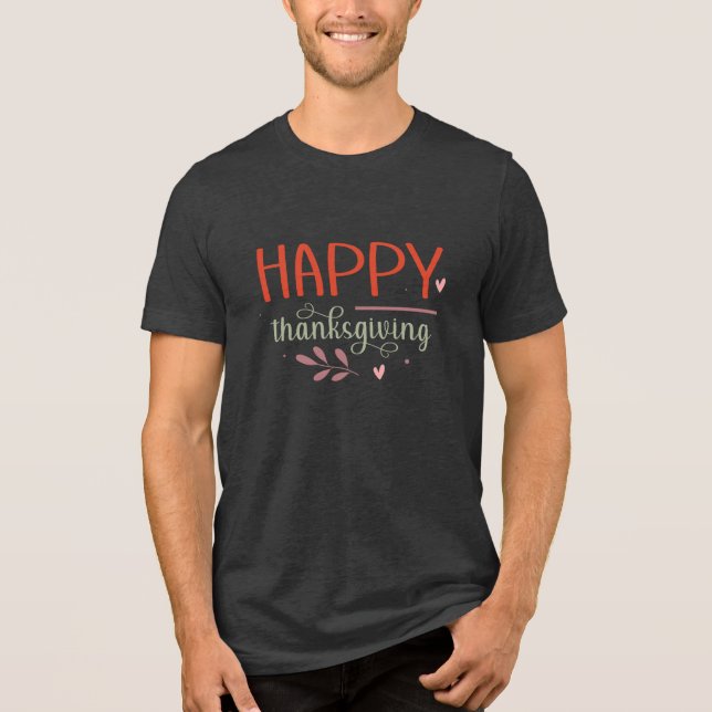 En Tri-matière T-shirt homme bon thanksgiving (Recto)
