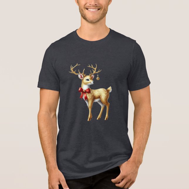 En Tri-matière T-shirt homme Gold Reindeer (Recto)