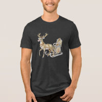 T-shirt homme Reindeer Sleigh