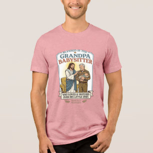 En Tri-matière T-shirt humour gardien grands-parents Jésus Foi B