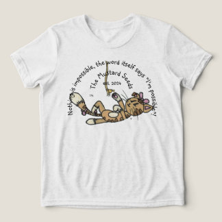 En Tri-matière T-shirt "I'm Possible" pour enfant - Fifi the Cat