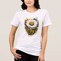 T-Shirt Inspirant Fleur de Marguerite Choisir la J