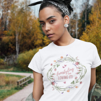 En Tri-matière T-shirt Inspirant Freestyling