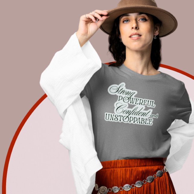 En Tri-matière T-shirt Inspirant Incroyable (Créateur téléchargé)