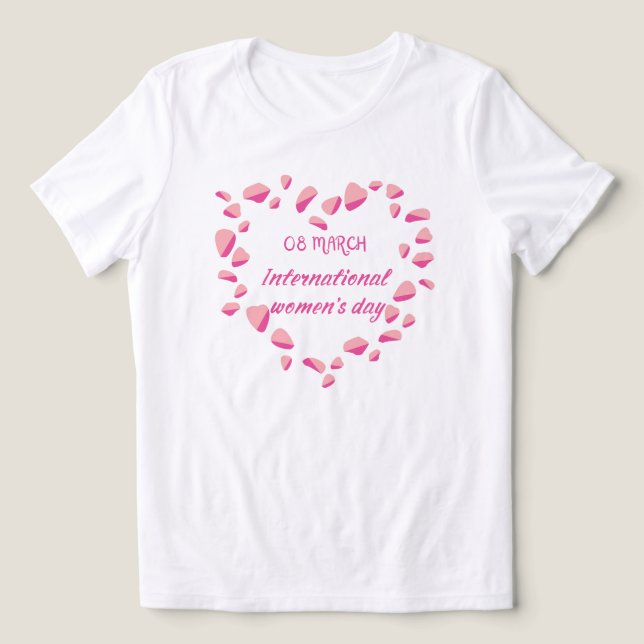 En Tri-matière T-shirt -International women's day,  (Design Recto)