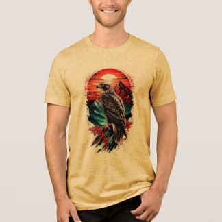 En Tri-matière T-Shirt jaune à manches courtes