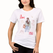 T-shirt « Je t'aime » | Cadeau romantique pour tou