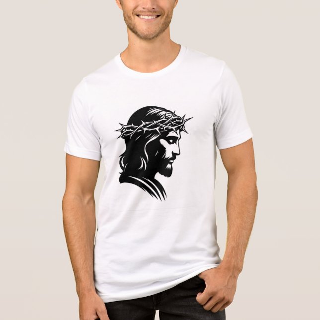 En Tri-matière T-Shirt Jésus (Recto)