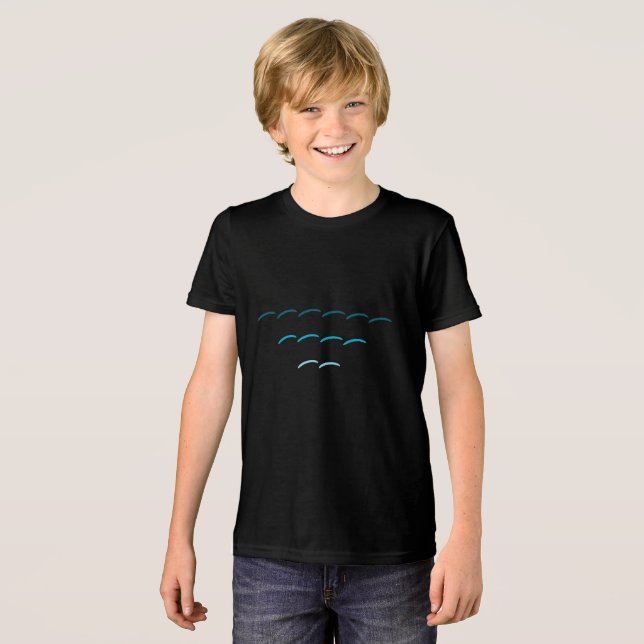 En Tri-matière T-shirt Jeune Bella+Canvas (Recto plein)