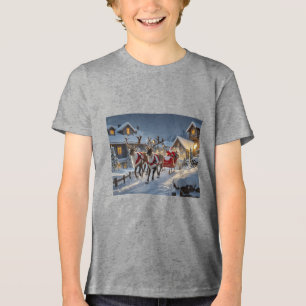 En Tri-matière T-shirt Jeune Bella+Canvas
