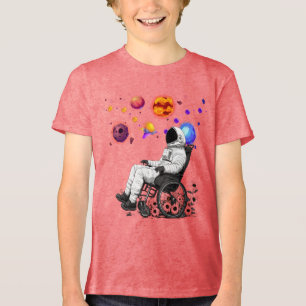 En Tri-matière T-shirt Jeunesse de l'Explorateur d'espace inclusi
