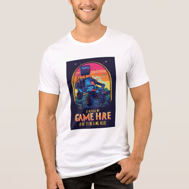 En Tri-matière T-shirt Jouer et Concours (Recto)