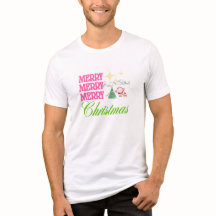 T-shirt « Joyeux Joyeux Joyeux Noël » | Cadeau de