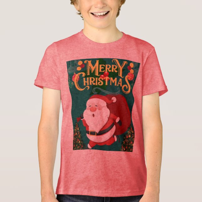 En Tri-matière T-shirt Joyeux Noël (Recto)