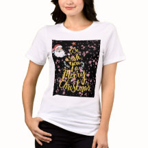 t-shirt joyeux noël \ Pour les cadeaux\ pour elle