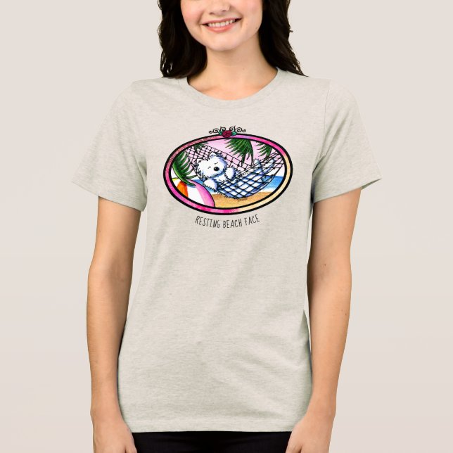En Tri-matière T-shirt KiniArt Vacances (Recto)