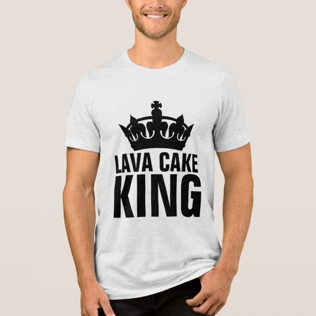 En Tri-matière T-Shirt LAVA CAKE KING (Recto)