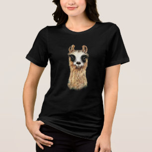 En Tri-matière T-shirt Llama drôle