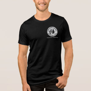 En Tri-matière T-shirt logo blanc de Precision Canine