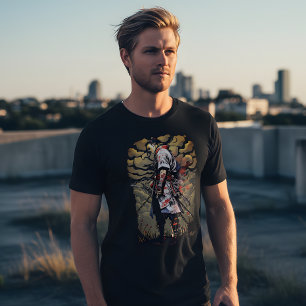 En Tri-matière T-Shirt Lone Samouraï – Honneur dans les Ombres