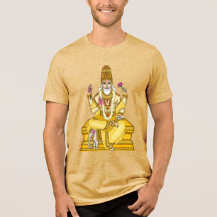 En Tri-matière T-Shirt Lord Brihaspati Dev
