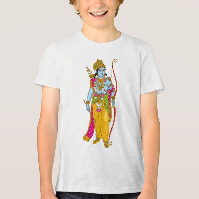 En Tri-matière T-Shirt Lord Ram (Recto)