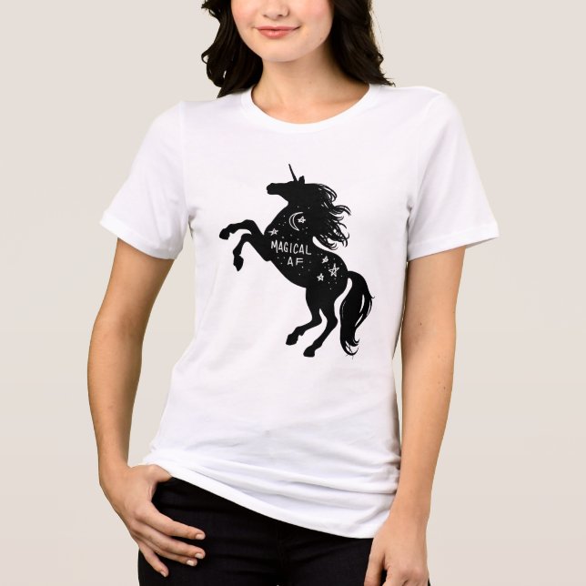 En Tri-matière T-shirt magique AF Unicorn (Recto)