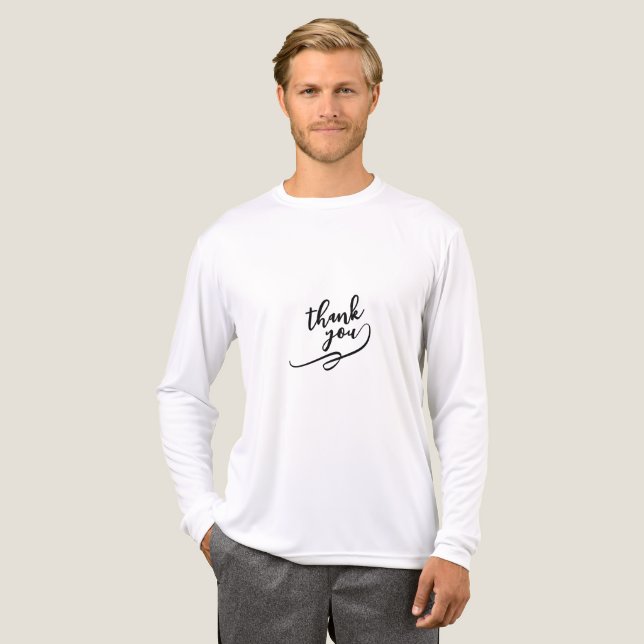 En Tri-matière T-shirt Merci (Recto complet)