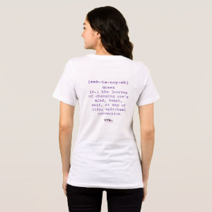En Tri-matière T-shirt Métanoia Bella+Canvas