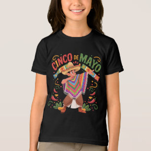 En Tri-matière T-shirt mexicain Dabbing Poncho Cinco de Mayo