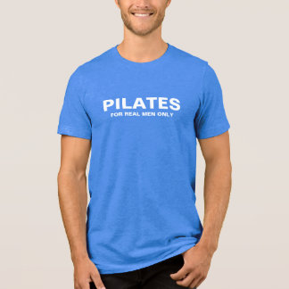 En Tri-matière T-shirt mince homme | Pilates pour hommes réels un