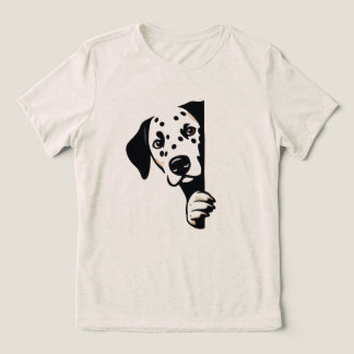 En Tri-matière T-shirt minimaliste pour femmes à aperçu de dalmat