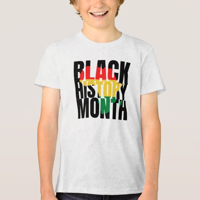 En Tri-matière T-Shirt Mois de l'Histoire des Noirs (Recto)