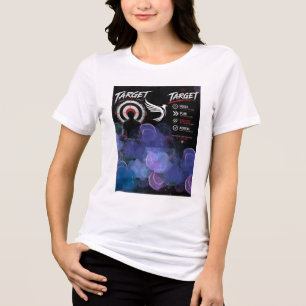 En Tri-matière T-shirt motivationnel Atteignez Votre Cible