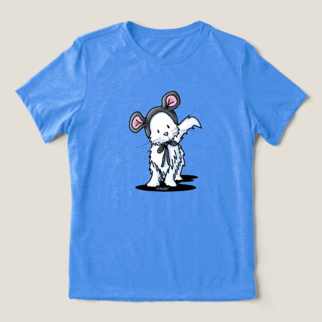 En Tri-matière T-shirt Mouse Kitty KiniArt (Design Recto)