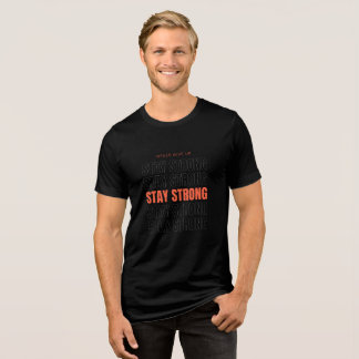 En Tri-matière T-shirt noir