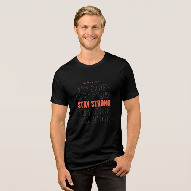 En Tri-matière T-shirt noir  (Recto plein)