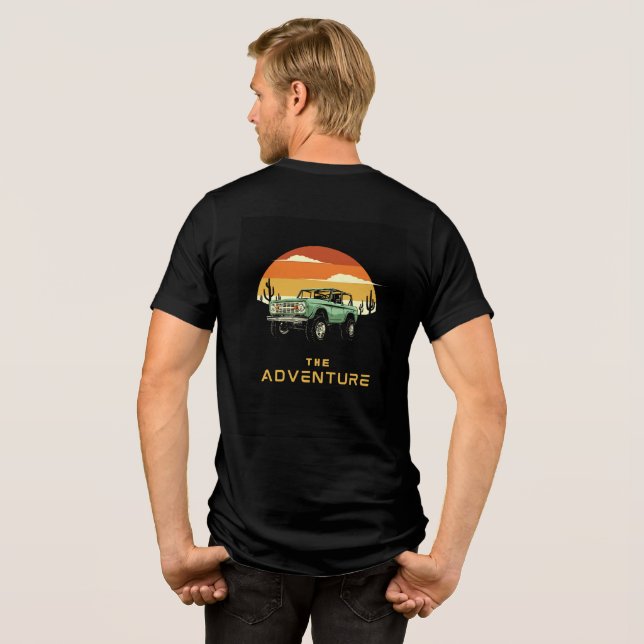 En Tri-matière T-shirt noir (Verso intégral)