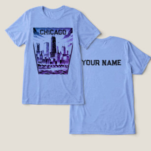 En Tri-matière T-shirt noir Chicago