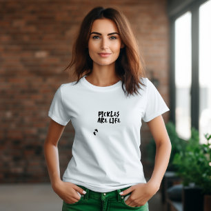 En Tri-matière T-Shirt noir empreinte de grossesse humoristique