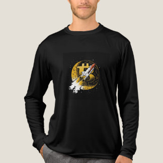En Tri-matière T-shirt noir fusée