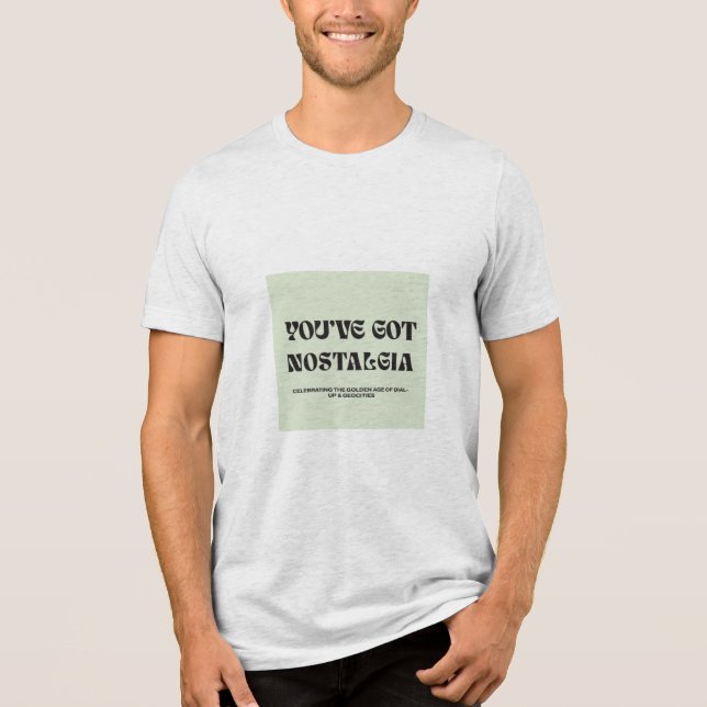En Tri-matière T-shirt nostalgique (Recto)