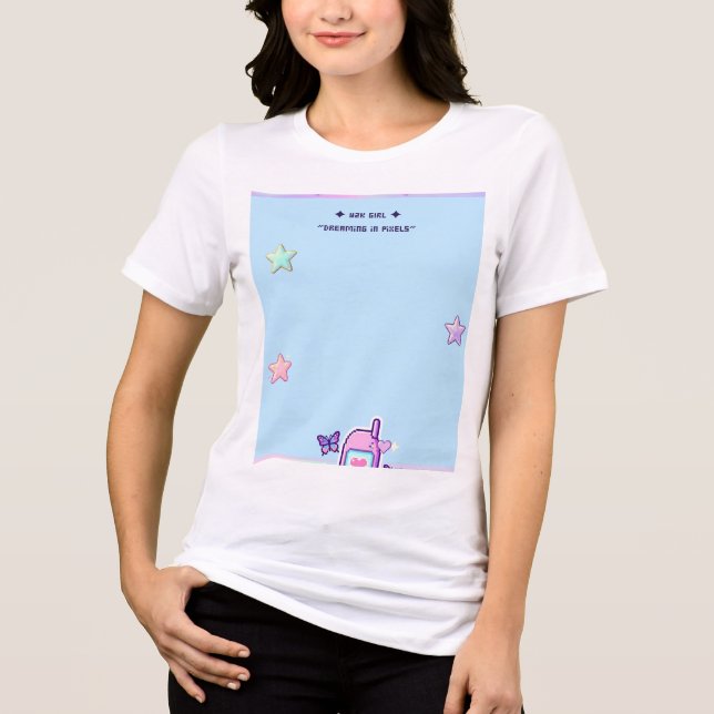 En Tri-matière T-shirt nostalgique d'Internet  (Recto)