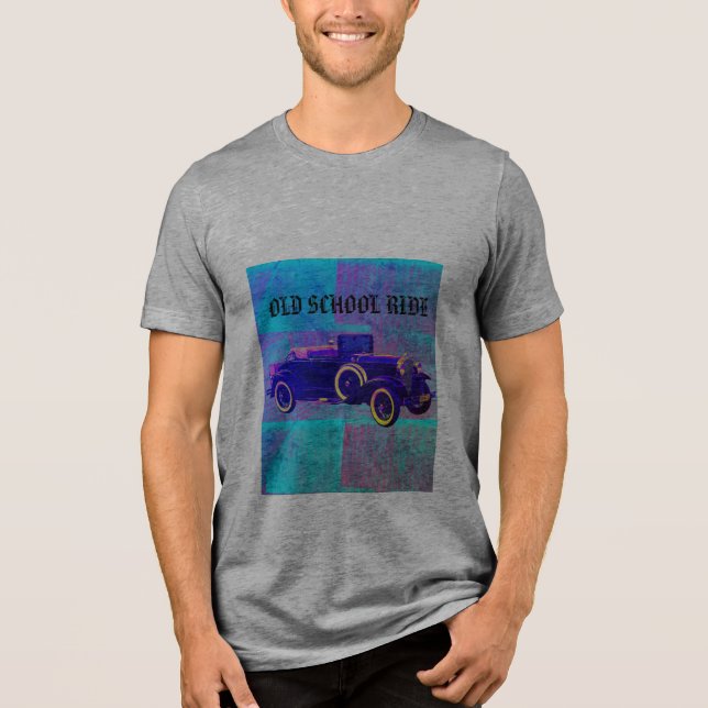 En Tri-matière T-shirt Old School Ride (Recto)