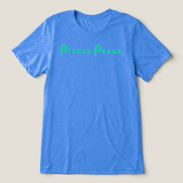 En Tri-matière T-shirt Paix de Pickle de Base (Design Recto)