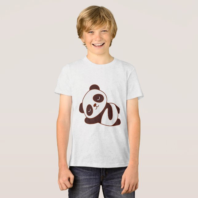 En Tri-matière T-shirt Panda (Recto plein)